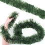 Girlanda, zielona, 5 m, do dekoracji bożonarodzeniowych - 4