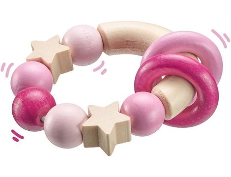 Glücksgriff drewniana zabawka do chwytania różowa 75 cm - 3