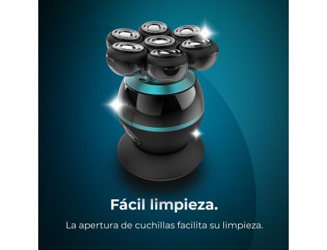 Golarka CECOTEC Bamba PrecisionCare Skull  7 pływających ostrzy - 6