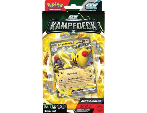 Gra karciana kolekcjonerska: pokład walki Ampharos-ex - Pokémon - 3