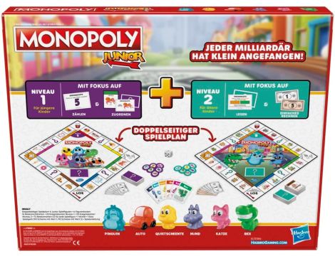 Gra planszowa Hasbro MOJE PIERWSZE MONOPOLY Niemiecka - 3