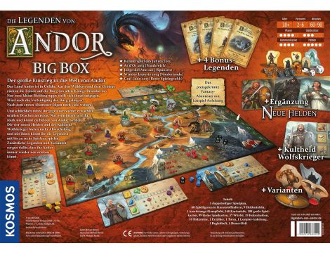 Gra planszowa Kosmos Die Legenden von Andor - Big Box: Spiel - 3