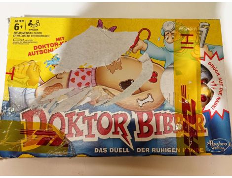Gra zręcznościowa Doktor Bibber, Hasbro, 6+ (wersja niemiecka) - 6