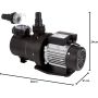 Gre PP051 - Basenowa pompa filtracyjna, 450 W, 8,5 m3/h, czarna - 9