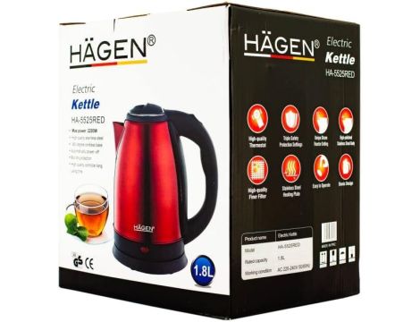 Hagen - czajnik elektryczny ze stali nierdzewnej - 4