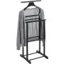 HAKU Mobel, 3056 Drewno lite, Czarny 36 x 47 x 102 cm - 5