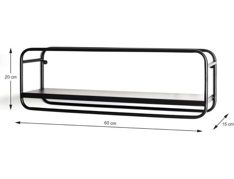 HAKU półka ścienna metalowa - 3