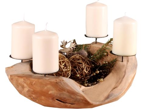 Świecznik podstawka Trendy-Home24 5,5 cm 4 świec - 2