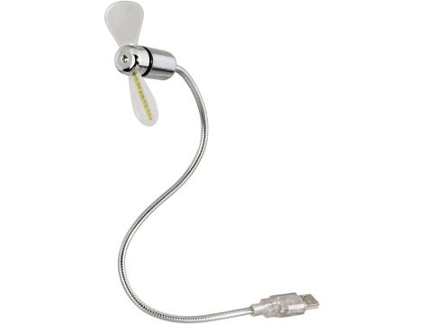 Hama Wentylator USB z elastyczną szyjką i diodami LED - 4