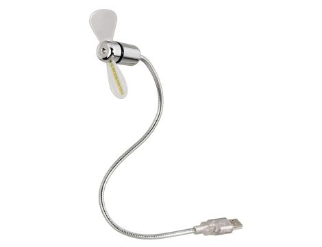 Hama Wentylator USB z elastyczną szyjką i diodami LED