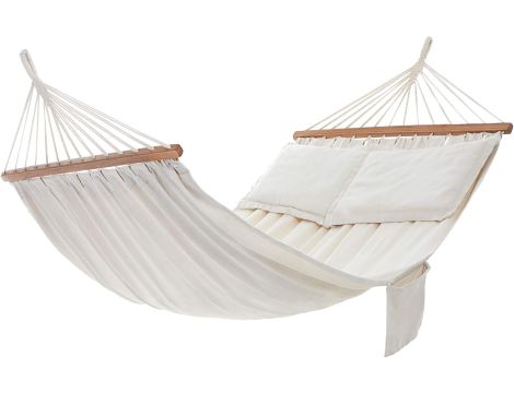 Hamak z drążkiem Songmics brązowy 300 kg 300 x 150 - 3