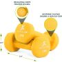 Hantle neoprenowe ProsourceFit 0,9kg 2 szt. - 4