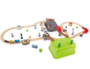 Hape Kolejka towarowa Dźwig Skrzynka