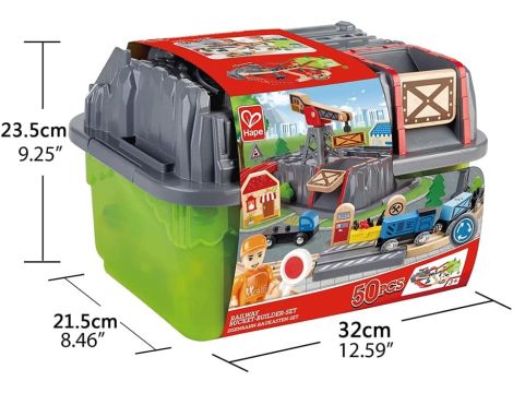 Hape Kolejka towarowa Dźwig Skrzynka - 4