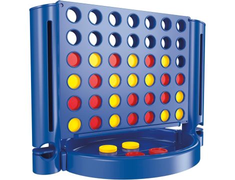 Hasbro 4 wygrywa kompaktowa przenośna gra dla 2 graczy - 4