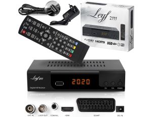 Hd-Line ‎LEYF2111C Tuner TV Odbiornik Multimedialny Czarny DVBT2 FullHD - image 2