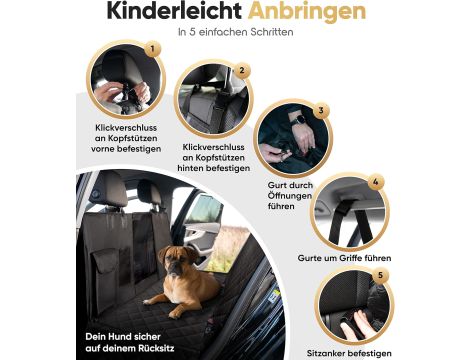 Heldenwerk Narzuta ochronna do samochodu dla psa - 5