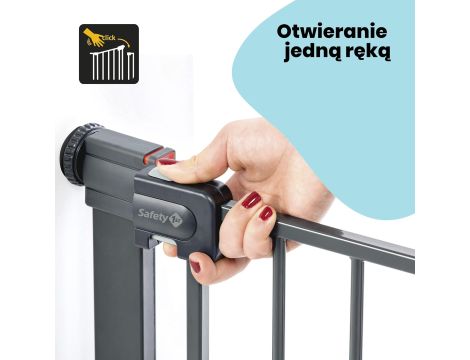 Barierka na schody Safety 1ST rozporowa Antracyt - 5