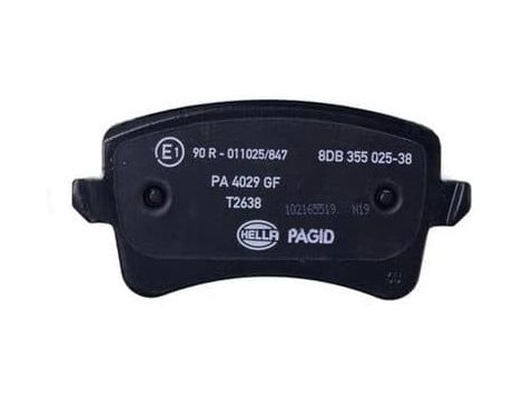 HELLA PAGID 8DB 355 025-381 Zestaw klocków hamulcowych - 3