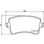 HELLA PAGID 8DB 355 025-381 Zestaw klocków hamulcowych - 6