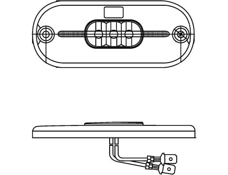 HELLA VALUEFIT 2PS 357 009-001 Światła boczne - LED - 12V - 3