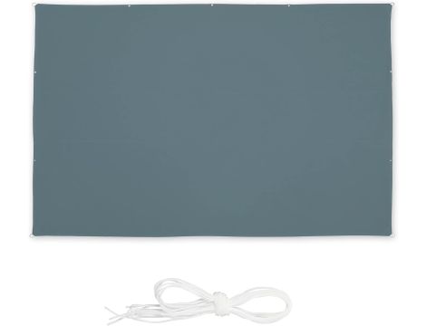 Żagiel ogrodowy Relaxdays tworzywo sztuczne 350 x 250 cm szary