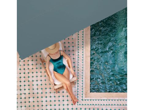 Żagiel ogrodowy Relaxdays tworzywo sztuczne 350 x 250 cm szary - 3