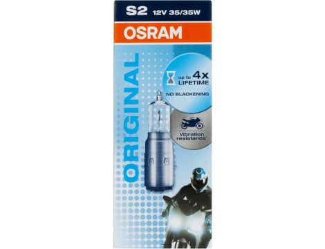 ŻARÓWKA S2 35/35W 12V SKUTER OSRAM ORIGINAL LINE BA20D - 6