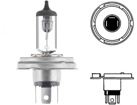 Żarówka, reflektor Hella R2 75/70 W 1 szt. - 3