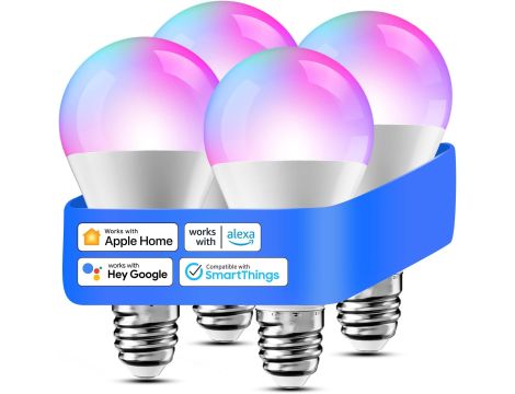 ŻARÓWKI WIFI 4 SZT. ALEXA, GOOGLE E27 - 2