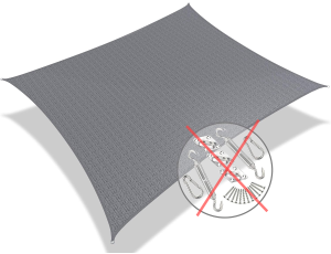 Vounot Żagiel przeciwsłoneczny Hdpe