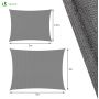 Vounot Żagiel przeciwsłoneczny Hdpe - 4