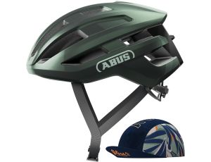 Kask rowerowy Abus PowerDome ACE moss green L 56-61 cm - image 2