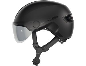 Kask rowerowy Abus urban Hud-Y ACE velvet black M 54-58 cm - image 2