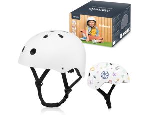 Kask rowerowy dla dzieci Lionelo Helmet biały - image 2
