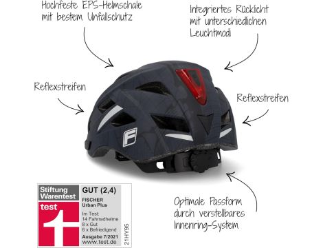 Kask rowerowy Fischer 50449 r. S/M - 3