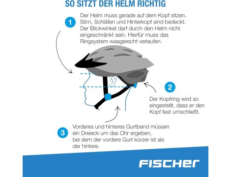 Kask rowerowy Fischer 50449 r. S/M - 4