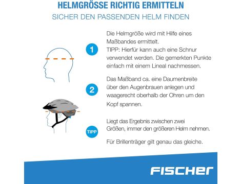 Kask rowerowy Fischer Fahrrad r. S/M (52-59cm) - 3
