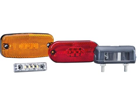 Światło obrysowe L/P, biały, LED, wys. 16 szer. 65 gł. 11, 12V 2PG357 - 3