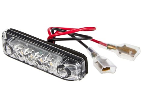 Światło obrysowe L/P, biały, LED, wys. 16 szer. 65 gł. 11, 12V 2PG357