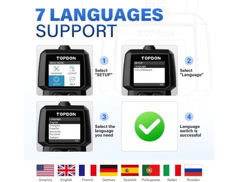 Narzędzie diagnostyczne Topdon AL300 OBD2 - 4