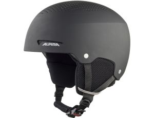 ALPINA Unisex - Dzieci ZUPO Kask narciarski 54-58 cm czarny mat