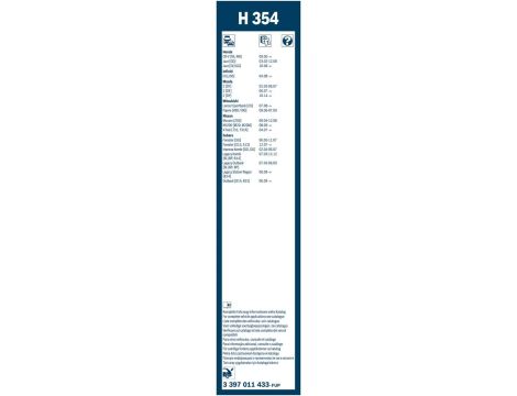 Bosch H354 wycieraczka. - 4