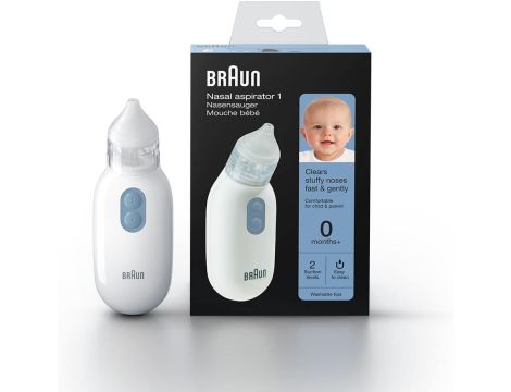 Braun Healthcare Nasal Aspirator 1, BNA100EU. aspirator do nosa dla dzieci - 2