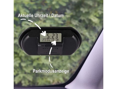 Parklite 1412 Elektroniczna Tarcza Parkingowa, Czarna - 6