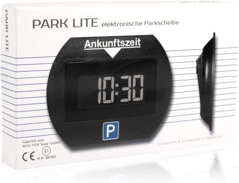Parklite 1412 Elektroniczna Tarcza Parkingowa, Czarna - 10