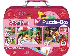 Puzzle 2 x 100 + 2 x 150 W WALIZCE Bibi & Tina - image 2
