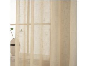 MIULEE Zestaw 2 zasłon okiennych z imitacji lnu 140*280CM - image 2