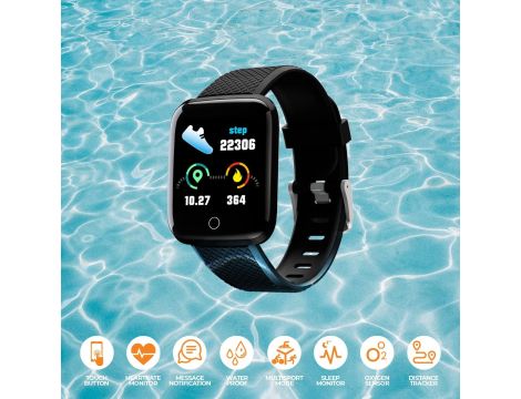 Smartwatch Bluetooth z czujnikiem tętna i ciśnienia krwi Denver SW-154 - 7