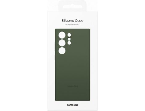 Plecki Samsung do Samsung Galaxy S23 Ultra Silicone Cover zielony - 5
